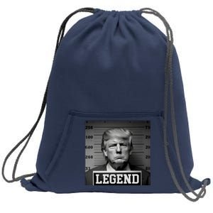 Donald Trump Mugshot Legend Sweatshirt Cinch Pack Bag