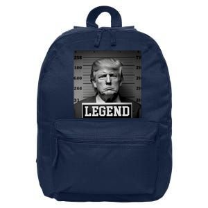 Donald Trump Mugshot Legend 16 in Basic Backpack