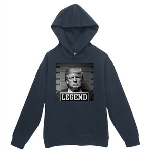 Donald Trump Mugshot Legend Urban Pullover Hoodie