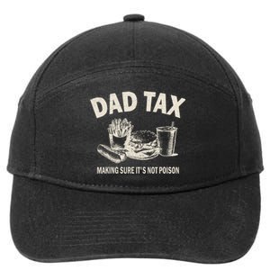 Dad Tax Making Sure Its Not Funny Fathers Day 7-Panel Snapback Hat