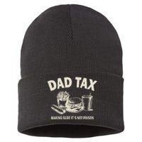 Dad Tax Making Sure Its Not Funny Fathers Day Sustainable Knit Beanie