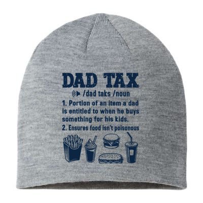 Dad Tax Making Sure Its Not Poiso Fathers Day Dad Joke Sustainable Beanie