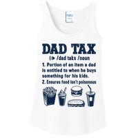 Dad Tax Making Sure Its Not Poiso Fathers Day Dad Joke Ladies Essential Tank