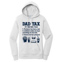 Dad Tax Making Sure Its Not Poiso Fathers Day Dad Joke Women's Pullover Hoodie