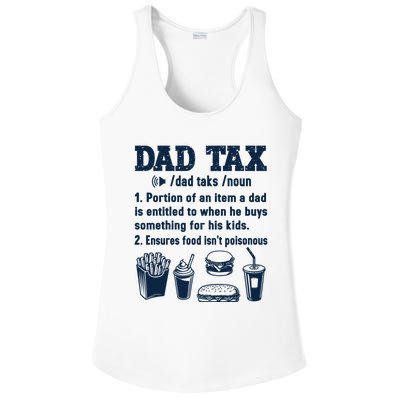 Dad Tax Making Sure Its Not Poiso Fathers Day Dad Joke Ladies PosiCharge Competitor Racerback Tank