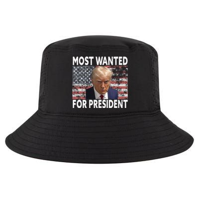 Donald Trump Most Wanted For President 2024 Cool Comfort Performance Bucket Hat