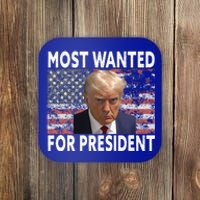 Donald Trump Most Wanted For President 2024 Coaster