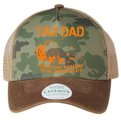 Dad Tax Making Sure ThereS No Tricks In Your Treats Legacy Tie Dye Trucker Hat