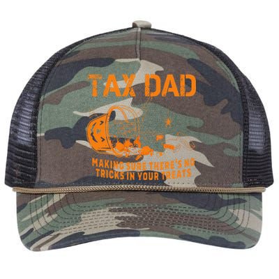 Dad Tax Making Sure ThereS No Tricks In Your Treats Retro Rope Trucker Hat Cap