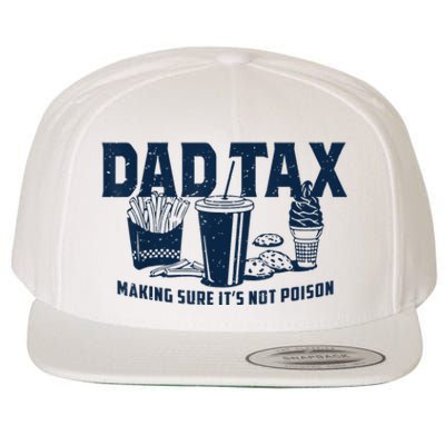 Dad Tax Making Sure ItS Not Poison Wool Snapback Cap