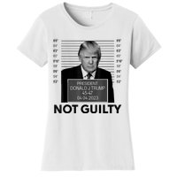 Donald Trump Mugshot Not Guilty Trump Supporter Women's T-Shirt