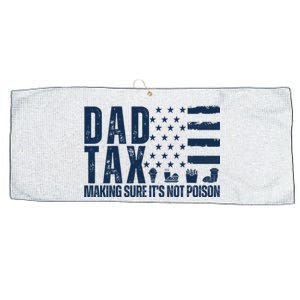 Dad Tax Making Sure Its Not Poiso Large Microfiber Waffle Golf Towel