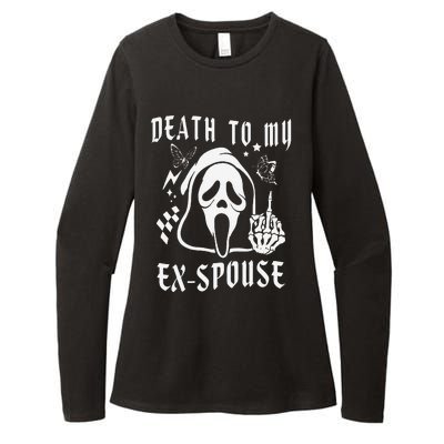 Death To My Exspouse Newly Divorce Status Ex Marriage Life Womens CVC Long Sleeve Shirt