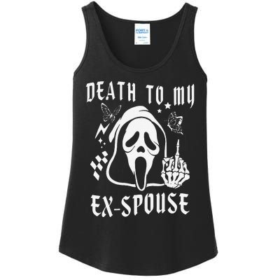 Death To My Exspouse Newly Divorce Status Ex Marriage Life Ladies Essential Tank