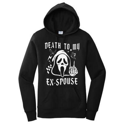 Death To My Exspouse Newly Divorce Status Ex Marriage Life Women's Pullover Hoodie