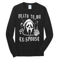 Death To My Exspouse Newly Divorce Status Ex Marriage Life Tall Long Sleeve T-Shirt