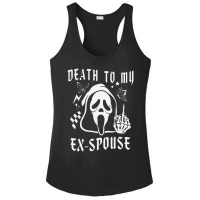 Death To My Exspouse Newly Divorce Status Ex Marriage Life Ladies PosiCharge Competitor Racerback Tank