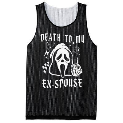 Death To My Exspouse Newly Divorce Status Ex Marriage Life Mesh Reversible Basketball Jersey Tank