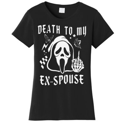 Death To My Exspouse Newly Divorce Status Ex Marriage Life Women's T-Shirt