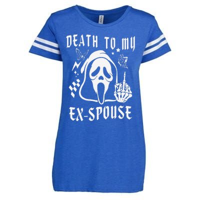 Death To My Exspouse Newly Divorce Status Ex Marriage Life Enza Ladies Jersey Football T-Shirt