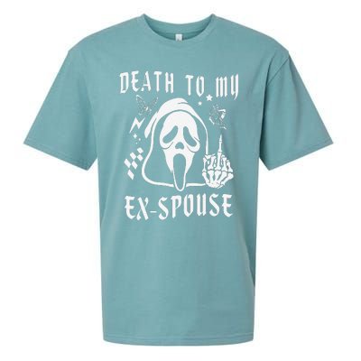 Death To My Exspouse Newly Divorce Status Ex Marriage Life Sueded Cloud Jersey T-Shirt