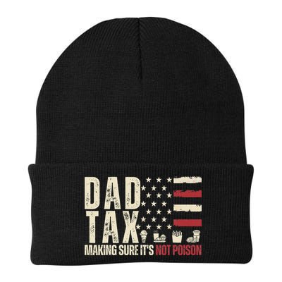 Dad Tax Making Sure It's Not Usa Flag Daddy Tax Beanie