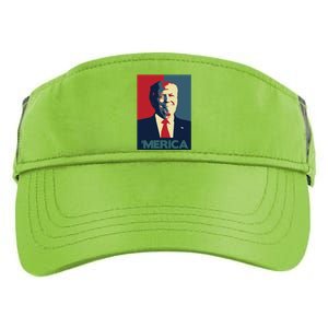 Donald Trump Merica Gift Adult Drive Performance Visor