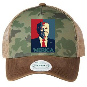 Donald Trump Merica Gift Legacy Tie Dye Trucker Hat