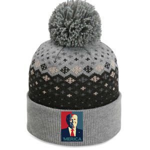 Donald Trump Merica Gift The Baniff Cuffed Pom Beanie