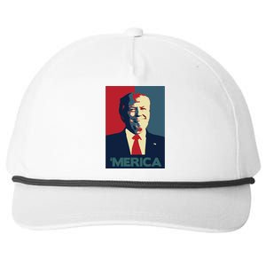 Donald Trump Merica Gift Snapback Five-Panel Rope Hat