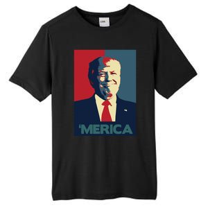 Donald Trump Merica Gift Tall Fusion ChromaSoft Performance T-Shirt