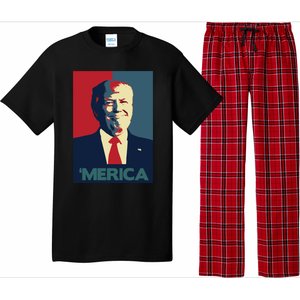 Donald Trump Merica Gift Pajama Set