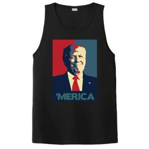 Donald Trump Merica Gift PosiCharge Competitor Tank