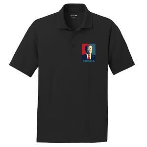 Donald Trump Merica Gift PosiCharge RacerMesh Polo