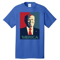 Donald Trump Merica Gift Tall T-Shirt