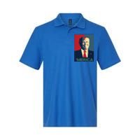 Donald Trump Merica Gift Softstyle Adult Sport Polo