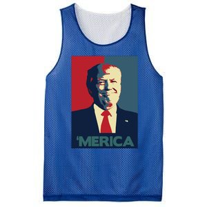 Donald Trump Merica Gift Mesh Reversible Basketball Jersey Tank