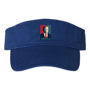 Donald Trump Merica Gift Valucap Bio-Washed Visor