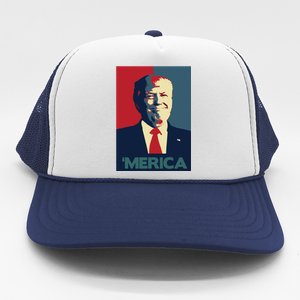 Donald Trump Merica Gift Trucker Hat