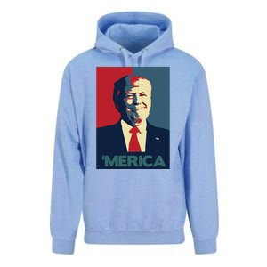 Donald Trump Merica Gift Unisex Surf Hoodie