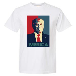 Donald Trump Merica Gift Garment-Dyed Heavyweight T-Shirt