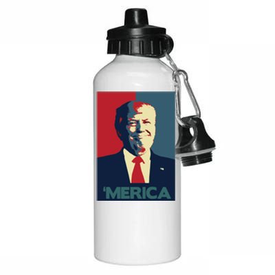 Donald Trump Merica Gift Aluminum Water Bottle 