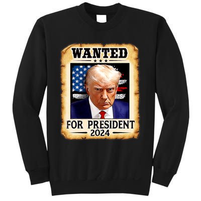 Donald Trump Mug Shot Wanted For U.S. President 2024 Sweatshirt