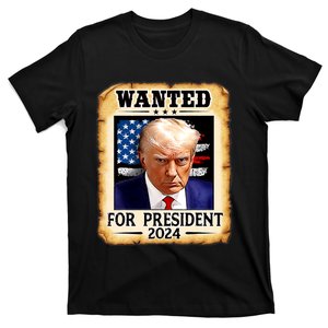 Donald Trump Mug Shot Wanted For U.S. President 2024 T-Shirt