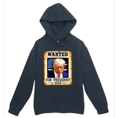 Donald Trump Mug Shot Wanted For U.S. President 2024 Urban Pullover Hoodie