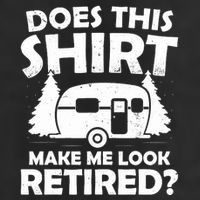 Does This Make Me Look Retired Camping Retirement RV Microfiber Hand Towel