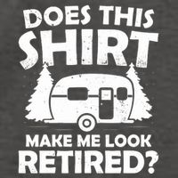 Does This Make Me Look Retired Camping Retirement RV Vector Backpack