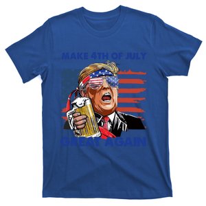 Donald Trump Make 4th Of July Great Again Patriotic Us Flag Gift T-Shirt