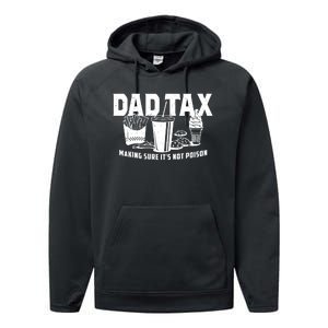 Dad Tax Making Sure ItS Not Performance Fleece Hoodie