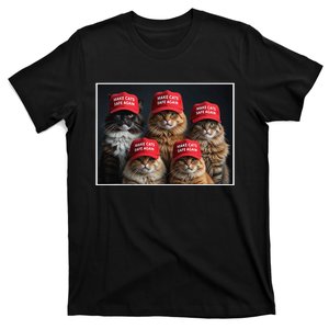 Donald Trump Make Cats Safe Again Red Hat 2024 Debate Funny Gift T-Shirt